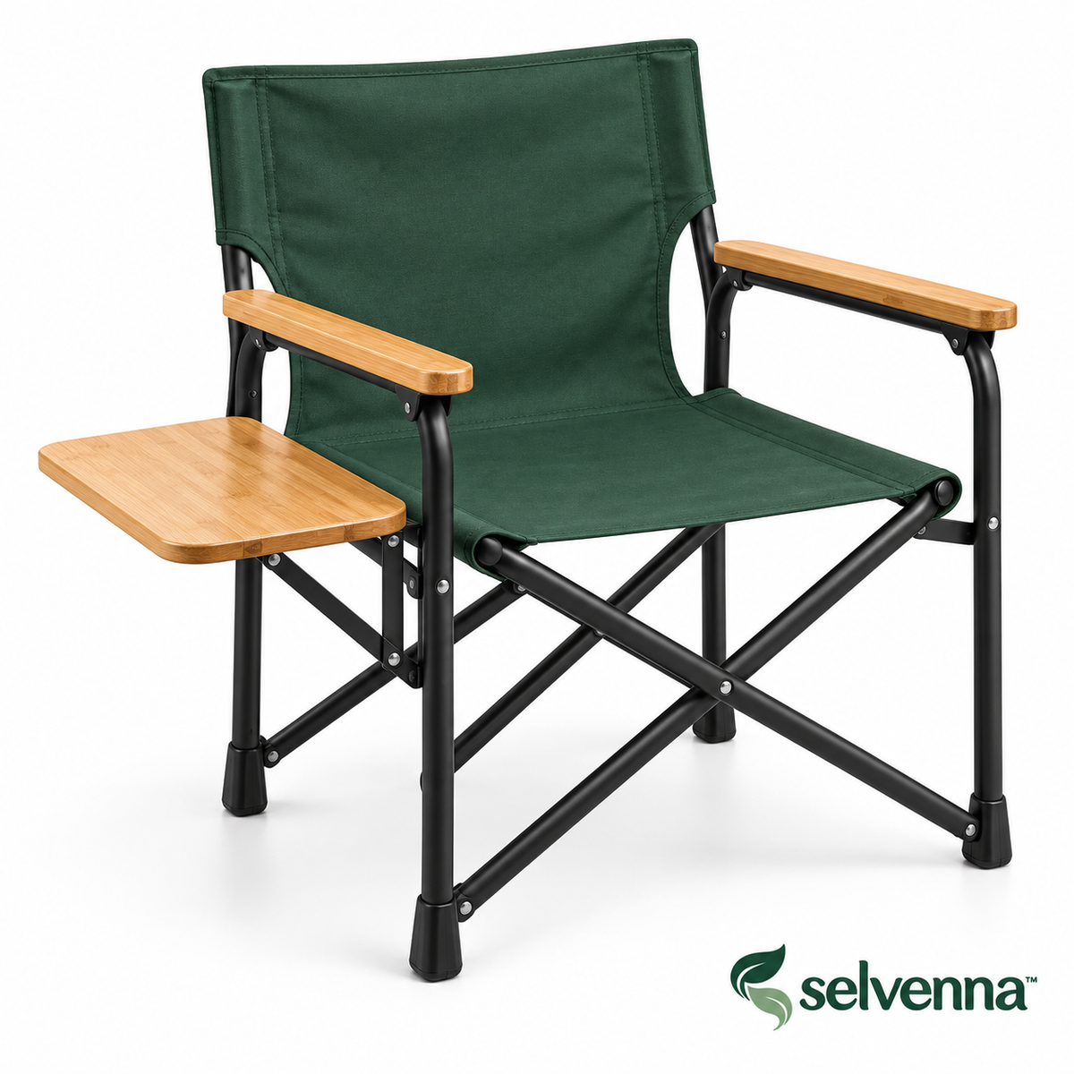 selvenna™ Director’s Camp Chair with Side Table