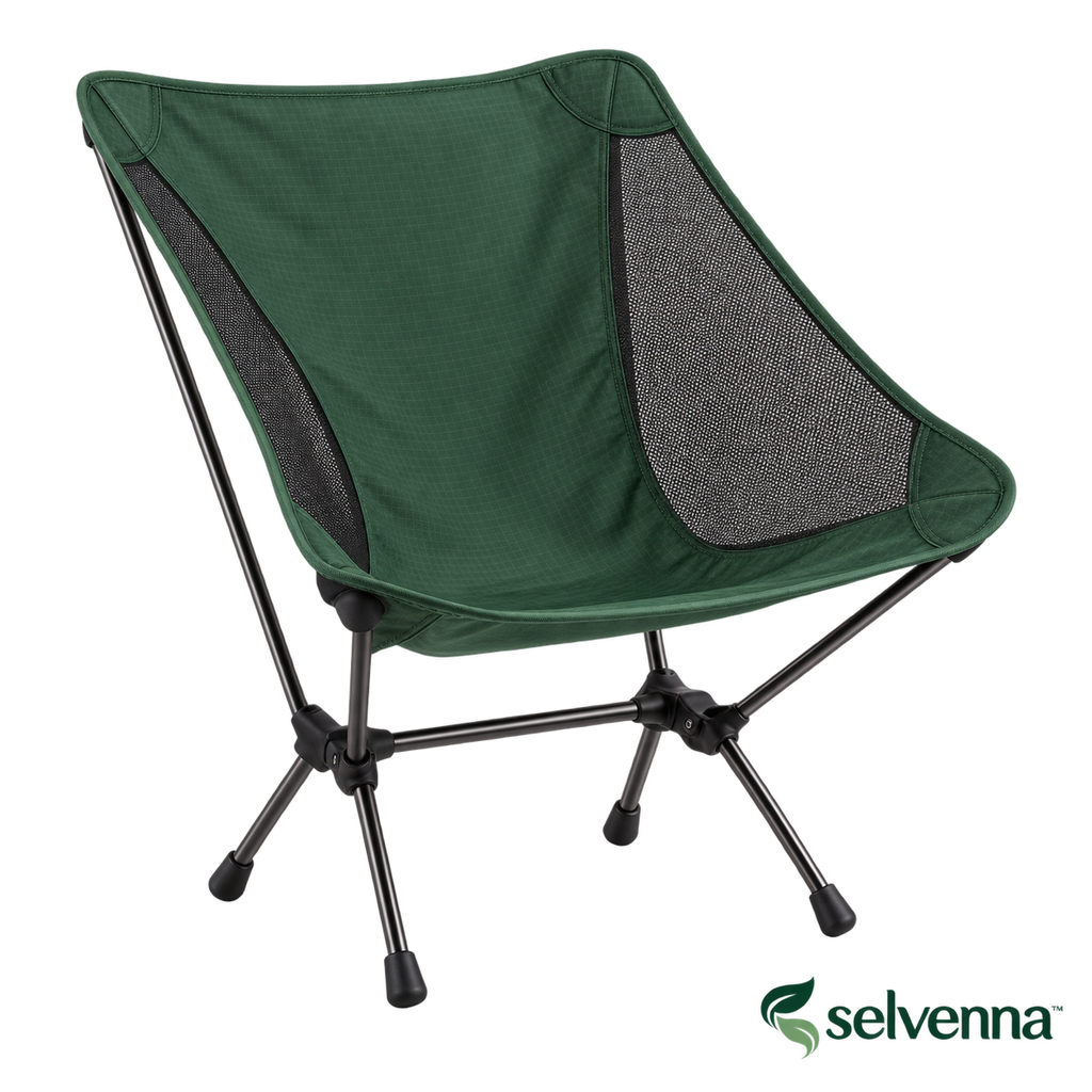 selvenna™ Mesh-Panel Bucket Camp Chair