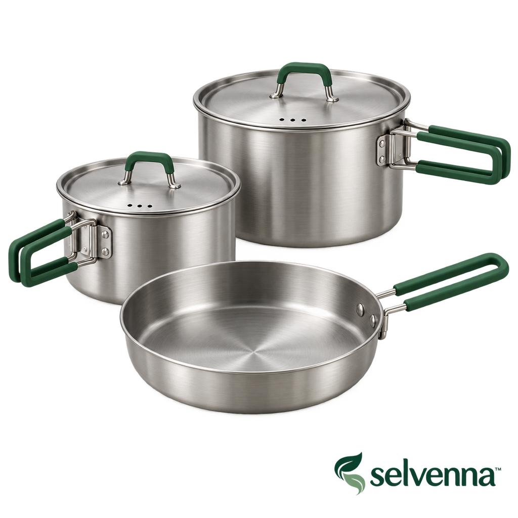 selvenna™ 5-Piece Camp Cookware Set