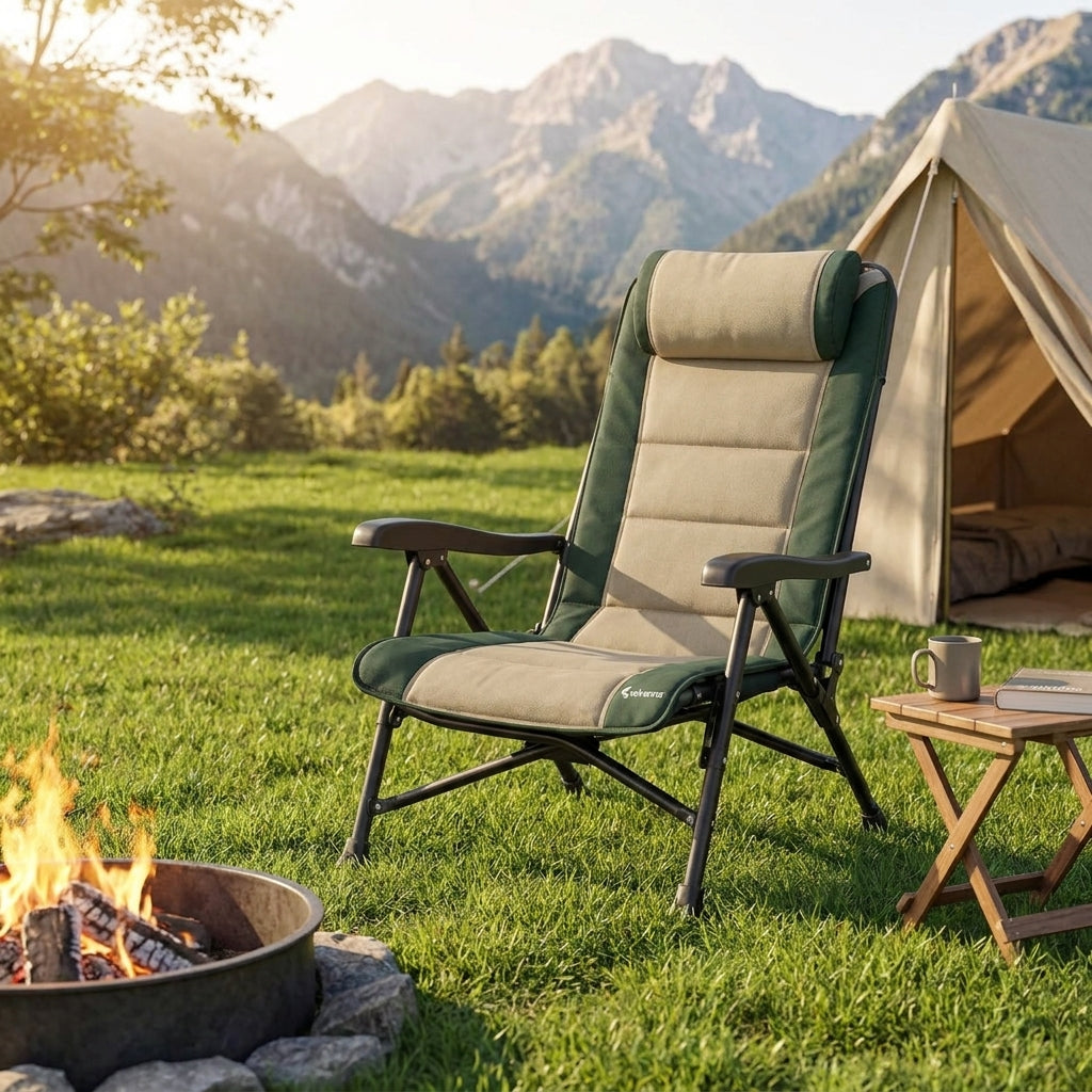selvenna™ Padded High-Back Camp Chair
