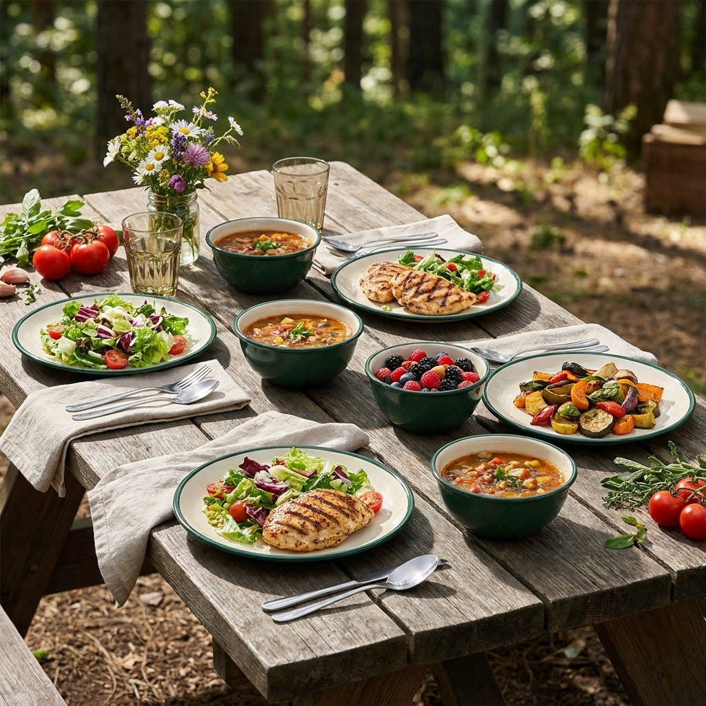 selvenna™ 8-Piece Camp Dinnerware Set