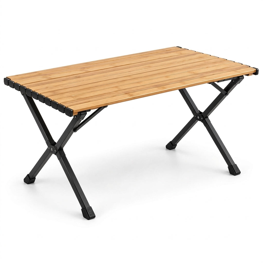 selvenna™ Slatted Folding Camp Table