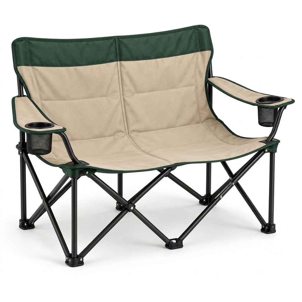selvenna™ Two-Person Folding Camp Loveseat