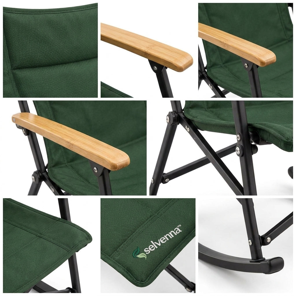 selvenna™ Folding Camp Rocking Chair