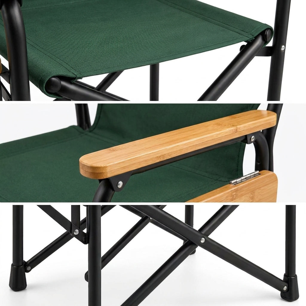 selvenna™ Director’s Camp Chair with Side Table