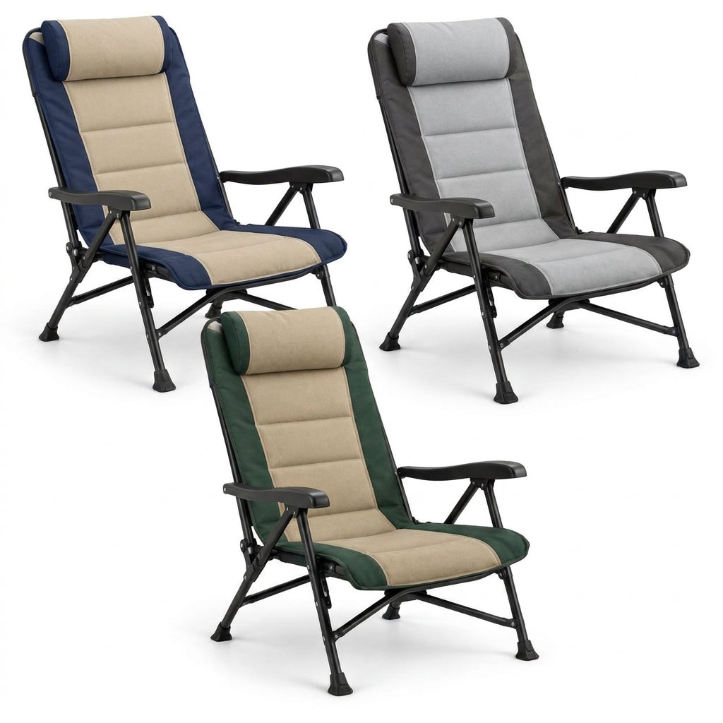 selvenna™ Padded High-Back Camp Chair