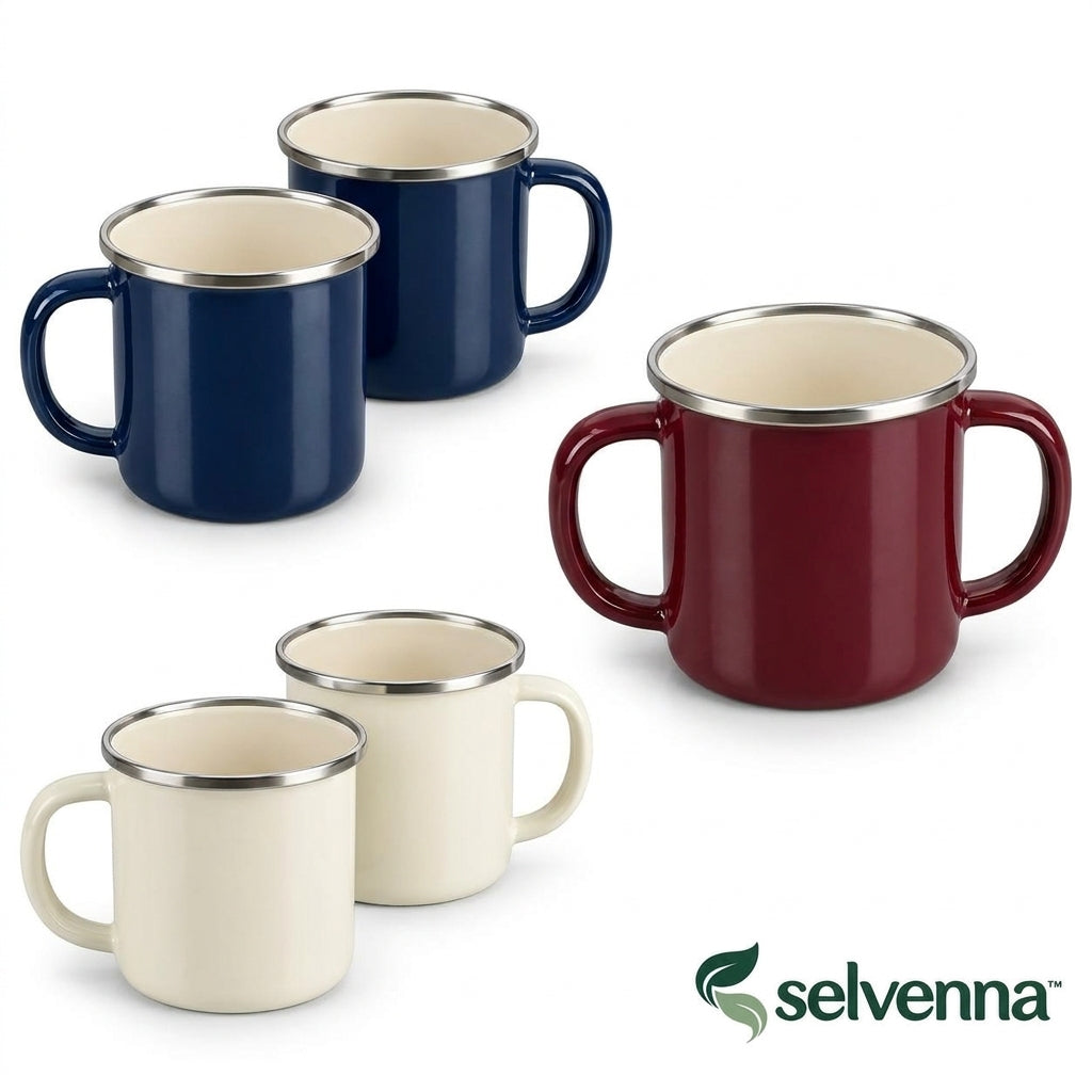 selvenna™ Camp Mugs, Set of 2